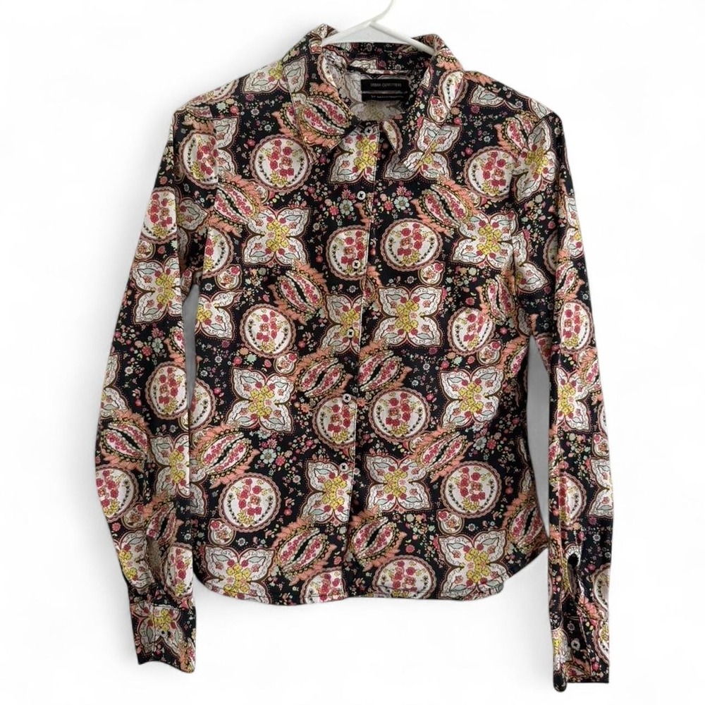 Urban Outfitters Petra Poplin 70s Slim Shirt